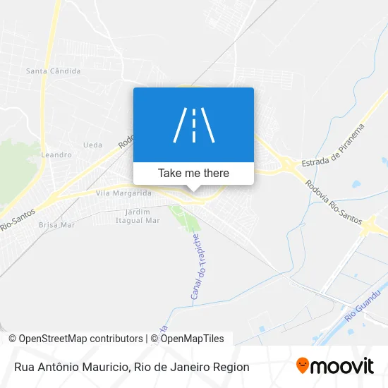 Rua Antônio Mauricio map