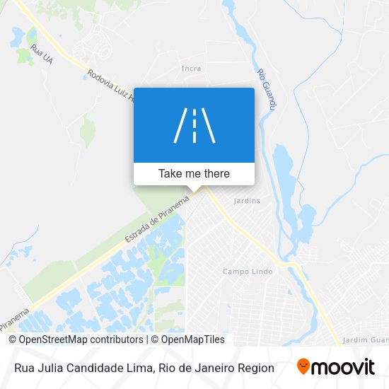 Rua Julia Candidade Lima map