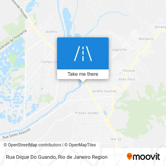 Rua Dique Do Guando map