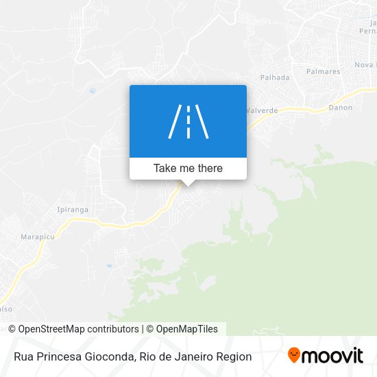 Rua Princesa Gioconda map