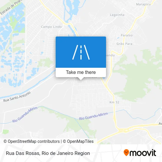 Rua Das Rosas map