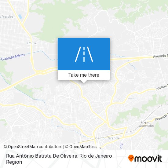 Rua Antônio Batista De Oliveira map