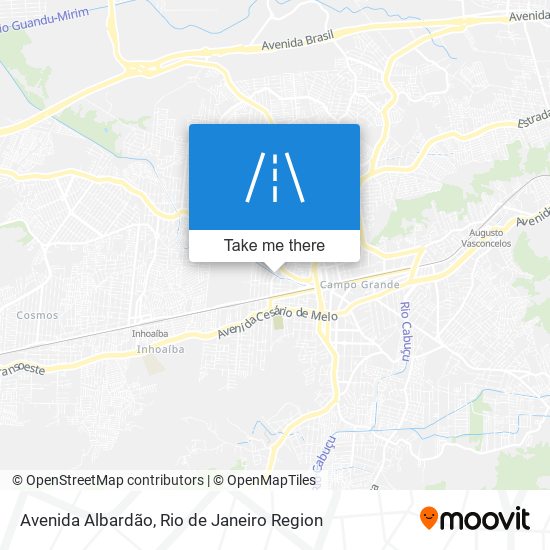 Avenida Albardão map