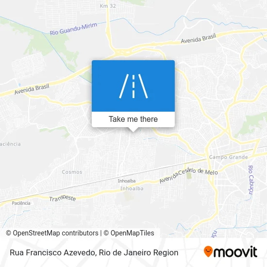 Rua Francisco Azevedo map