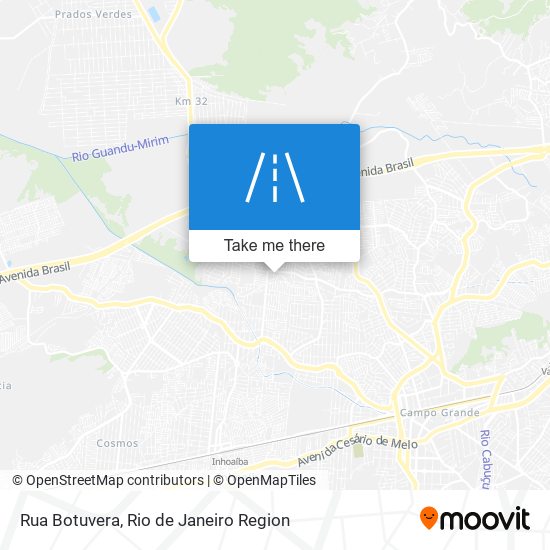 Rua Botuvera map