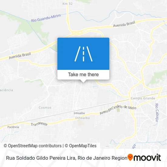 Rua Soldado Gildo Pereira Lira map