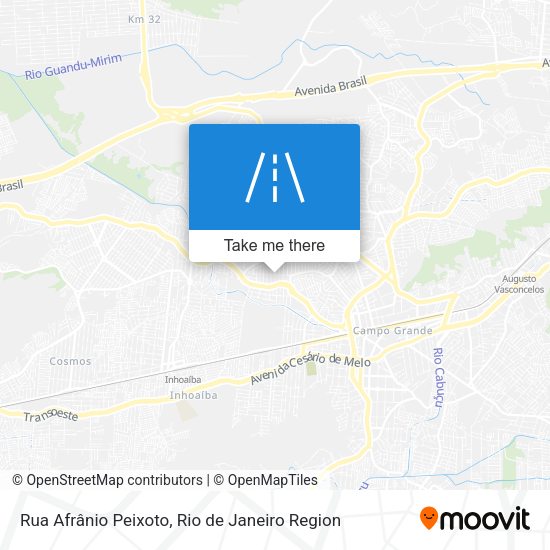 Rua Afrânio Peixoto map