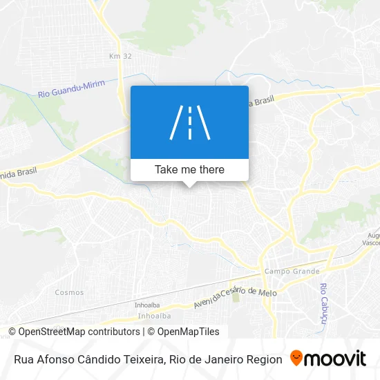 Rua Afonso Cândido Teixeira map