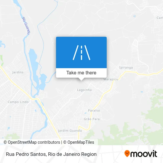 Rua Pedro Santos map