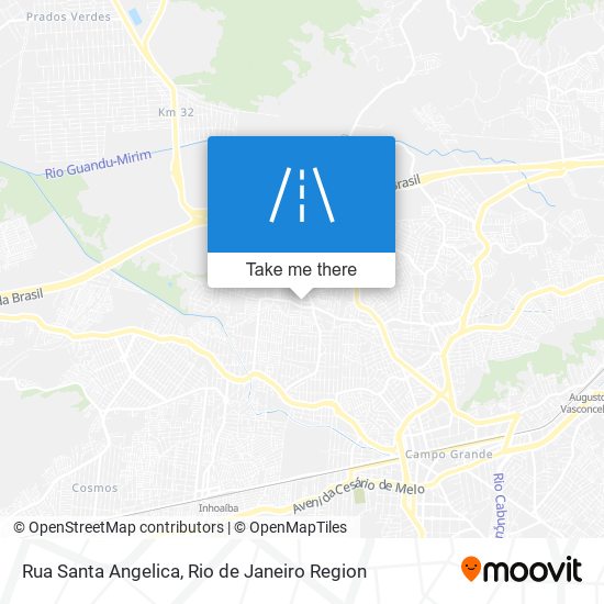 Rua Santa Angelica map