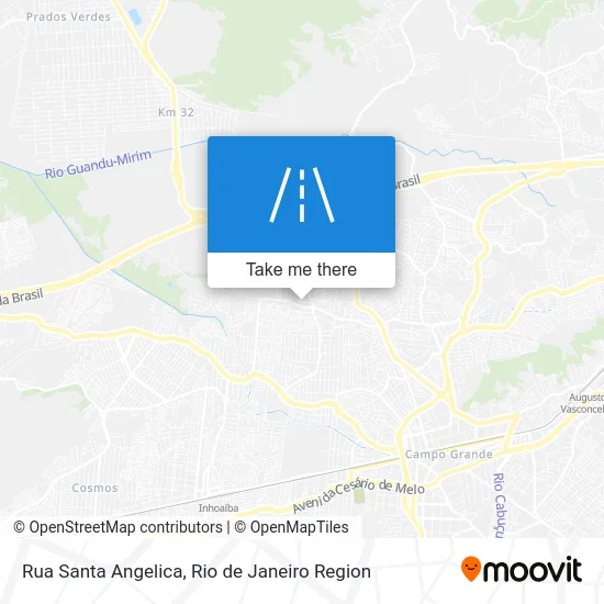 Rua Santa Angelica map