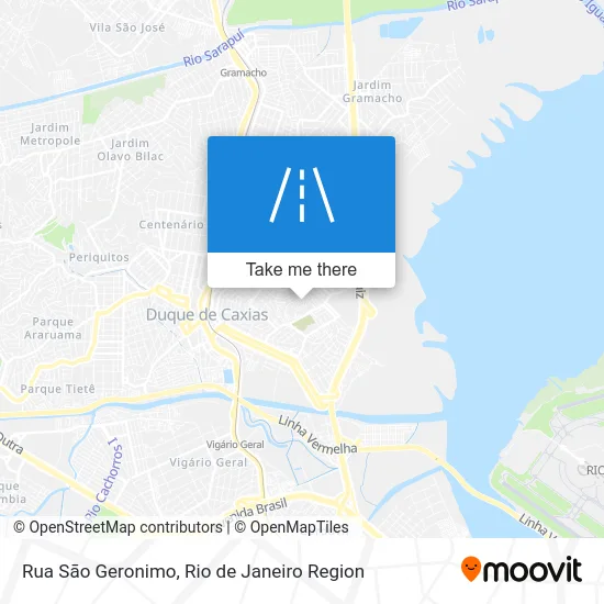 Rua Sāo Geronimo map