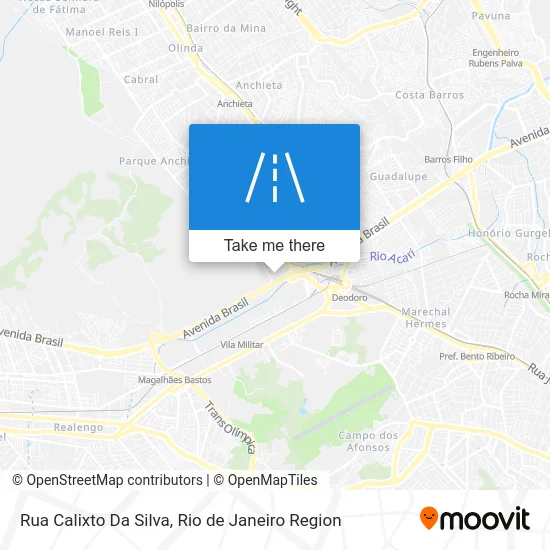 Rua Calixto Da Silva map