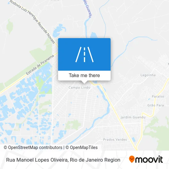 Rua Manoel Lopes Oliveira map