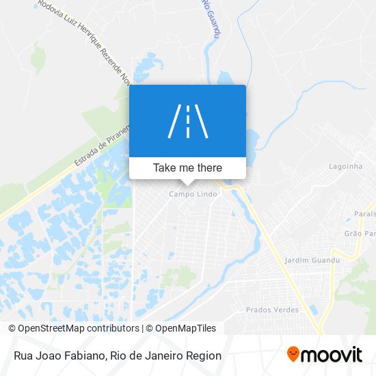 Rua Joao Fabiano map