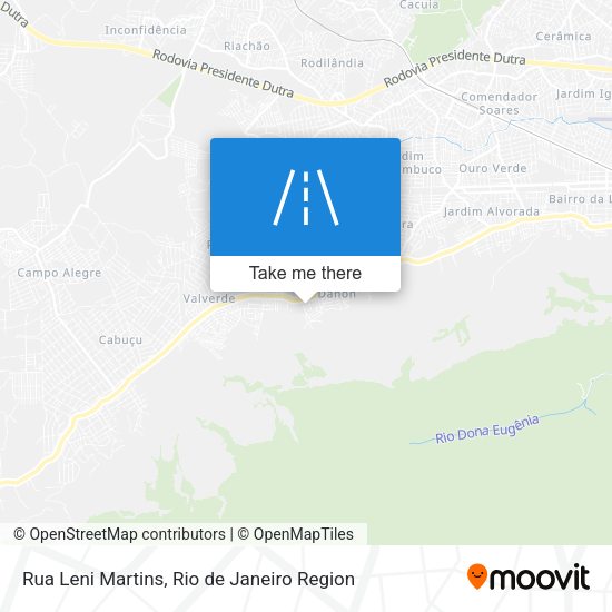 Rua Leni Martins map