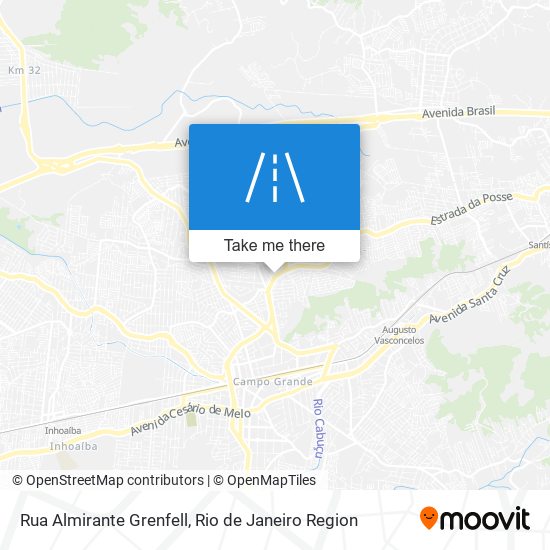 Mapa Rua Almirante Grenfell