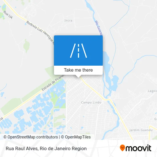 Rua Raul Alves map