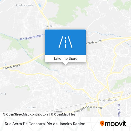 Rua Serra Da Canastra map