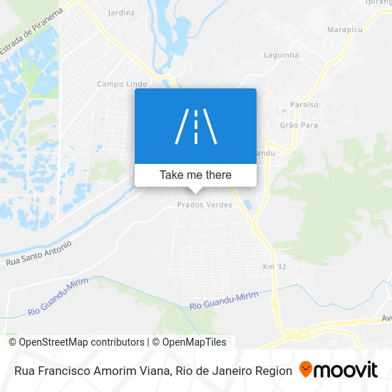 Rua Francisco Amorim Viana map