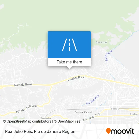 Rua Julio Reis map