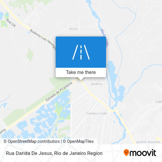 Rua Darida De Jesus map