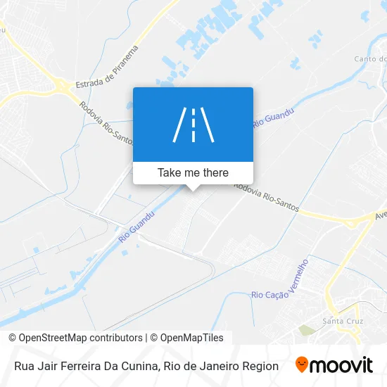 Rua Jair Ferreira Da Cunina map