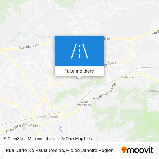 Rua Dario De Paula Coelho map