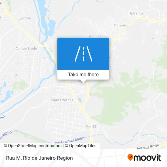 Rua M map