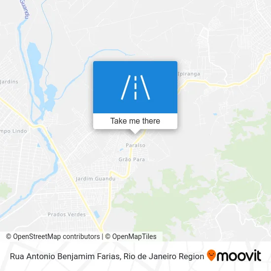Rua Antonio Benjamim Farias map