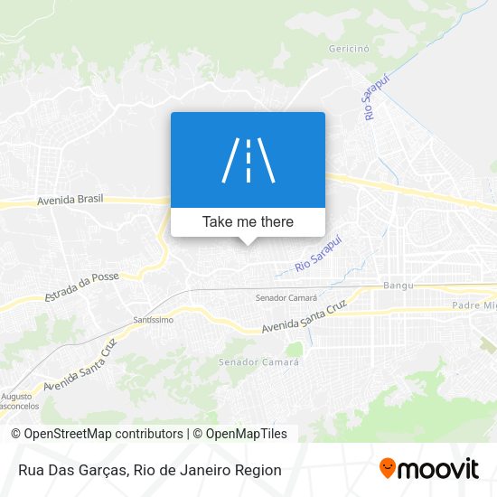 Rua Das Garças map