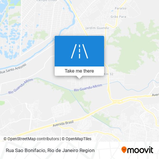 Rua Sao Bonifacio map