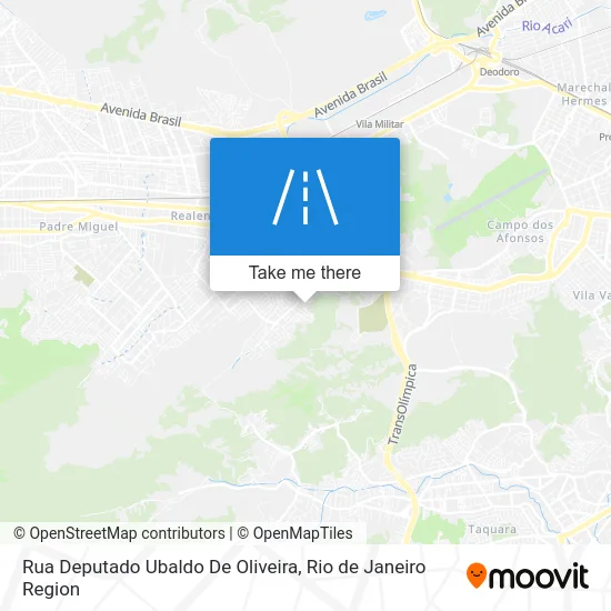 Rua Deputado Ubaldo De Oliveira map