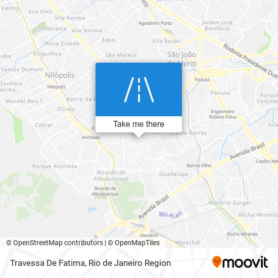 Mapa Travessa De Fatima