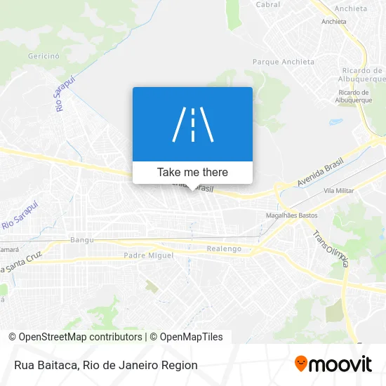 Rua Baitaca map