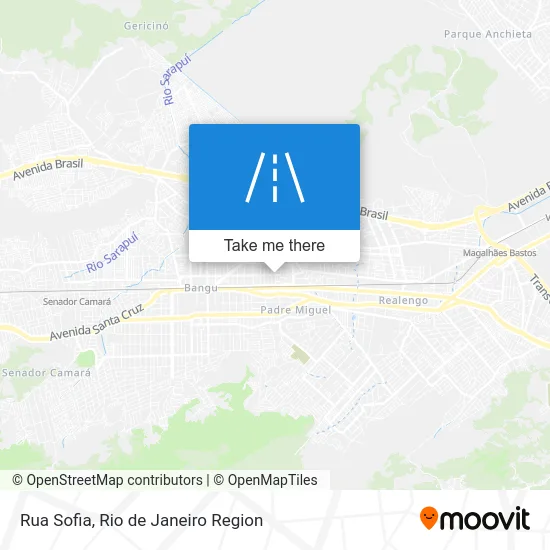 Rua Sofia map
