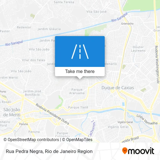 Rua Pedra Negra map