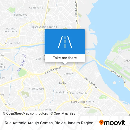Rua Antônio Araújo Gomes map