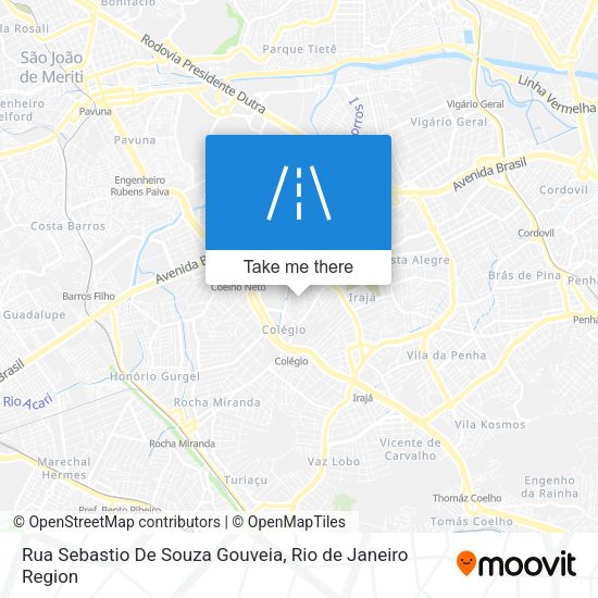 Rua Sebastio De Souza Gouveia map