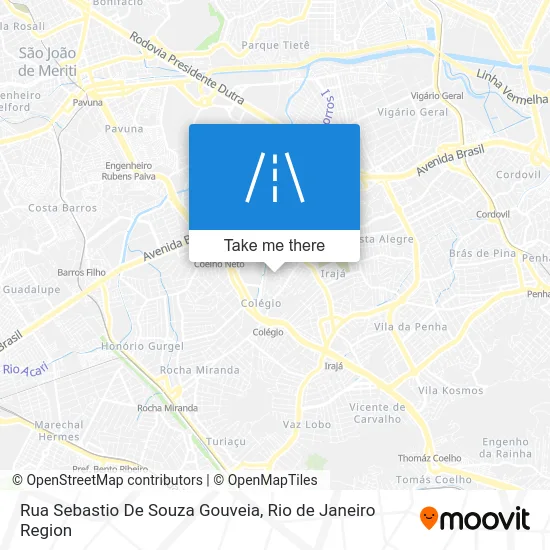 Rua Sebastio De Souza Gouveia map