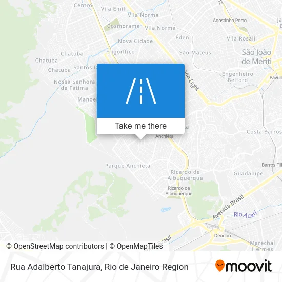 Rua Adalberto Tanajura map