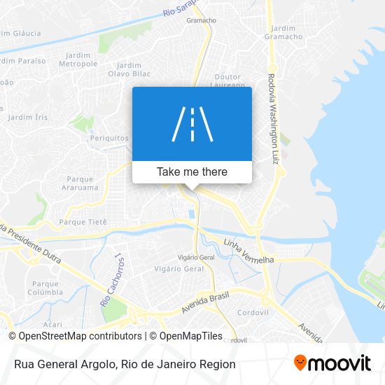 Rua General Argolo map