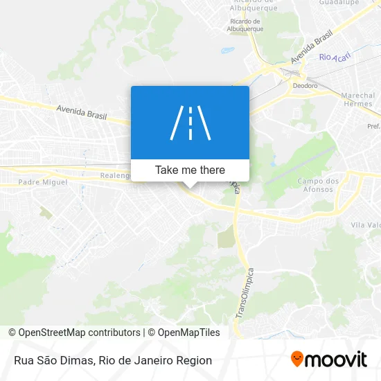 Rua São Dimas map