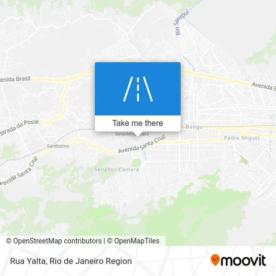Rua Yalta map