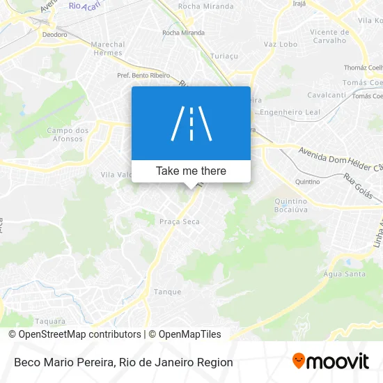 Beco Mario Pereira map