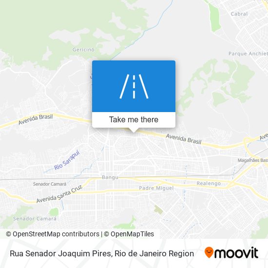 Mapa Rua Senador Joaquim Pires