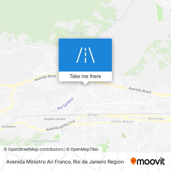 Mapa Avenida Ministro Ari Franco
