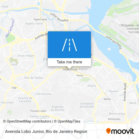 Avenida Lobo Junior map