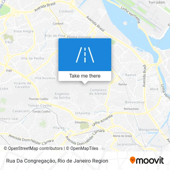 Rua Da Congregação map