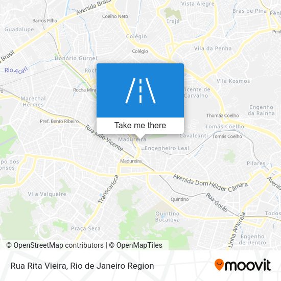 Rua Rita Vieira map